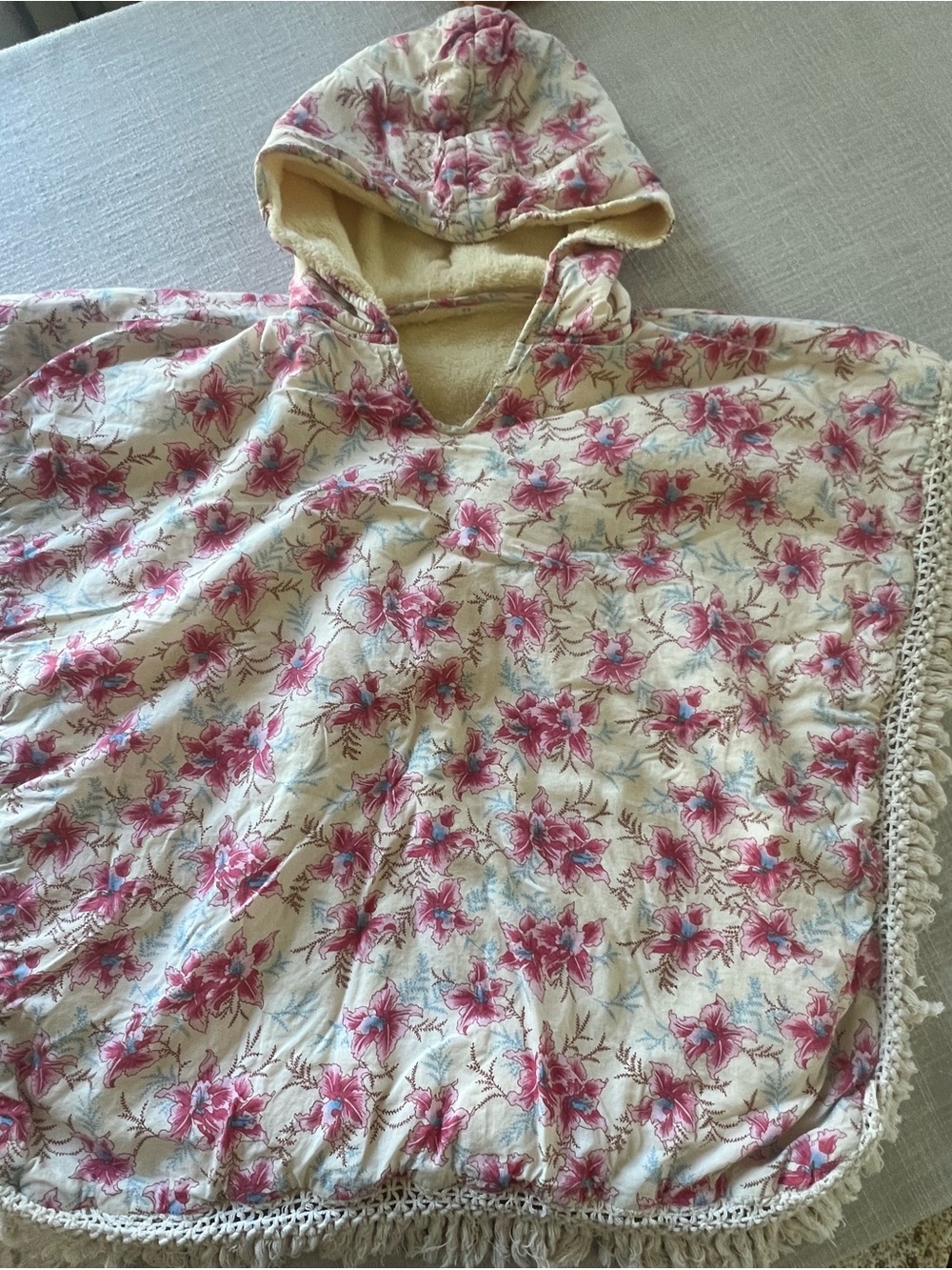 Louise Misha Floral hooded beach towel